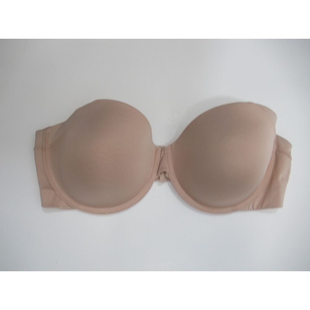 Maidenform Side Smoothing Strapless Bra 38C Beige Underwire se6900